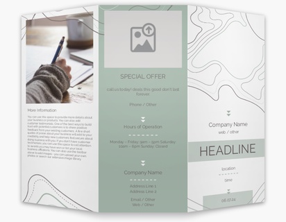 Design Preview for Design Gallery: Graphic Design Custom Brochures, 8.5" x 11" Tri-fold