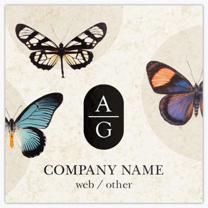 Design Preview for Animals Standard Business Cards Templates, Square (2.5" x 2.5")