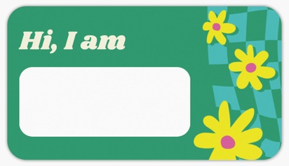 Design Preview for Design Gallery: Bold & Colourful Name Tags
