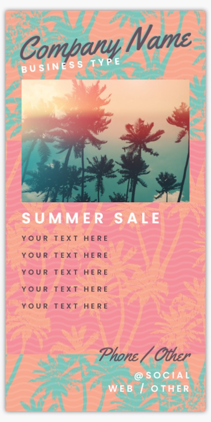 Design Preview for Design Gallery: Tanning Salons Vinyl Banners, 122 x 244 cm