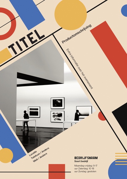 Voorvertoning ontwerp voor Ontwerpgalerij: Tekstschrijven en redactie Posters, A1 (594 x 841 mm) 