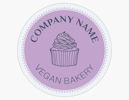 A vegan food cake and confetti white pink design