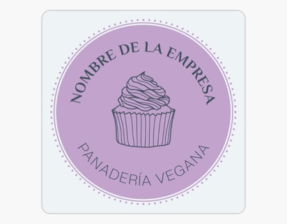 Un comida vegana pastel y confeti diseño gris violeta