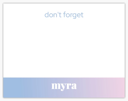 A pastel don't forget gray blue design for Theme