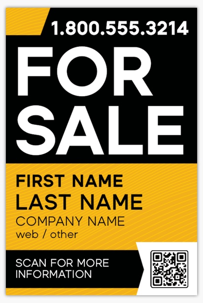 A call out for sale sign black orange design for Purpose