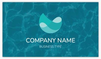 Design Preview for Pool & Spa Care Ultra Thick Business Cards Templates