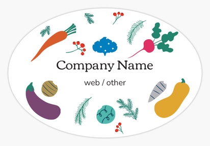 Design Preview for Product & Packaging Labels Designs: Pickle Labels, Oval  7.6 x 5.1 cm 