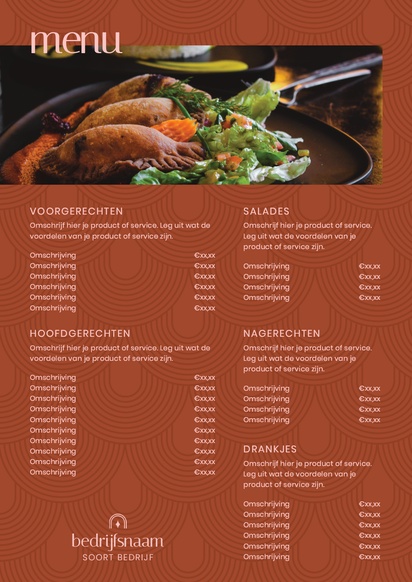 Voorvertoning ontwerp voor Ontwerpgalerij: Culinair Posters, A1 (594 x 841 mm) 