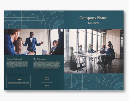 Design Preview for Design Gallery: Financial Consulting Custom Brochures, 11" x 17" Bi-fold