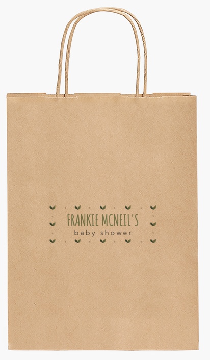 Design Preview for Design Gallery: Baby Shower Paper Bags, 27.5 x 20.5 x 11 cm