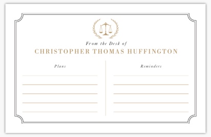 Design Preview for  Notepads Templates, 5.5" x 8.5"