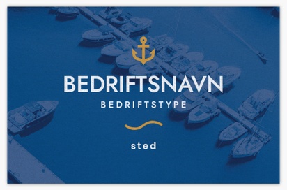 Forhåndsvisning av design for Designgalleri: Båter og maritimt utstyr Visittkort av perlemorspapir