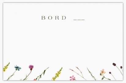 Forhåndsvisning af design for Designgalleri: Blomstret Bordkort