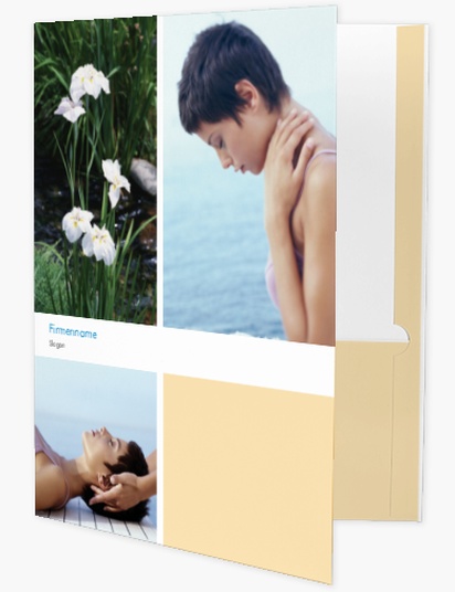 Designvorschau für Designgalerie: Präsentationsmappen Schönheit & Wellness, A4