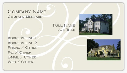 Design Preview for Templates for Mortgages & Loans Name Card Stickers 