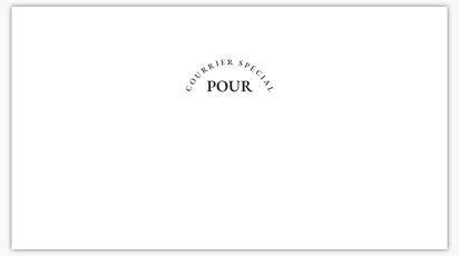 Aperçu du graphisme pour Galerie de modèles : enveloppes personnalisées,  19 x 12 cm