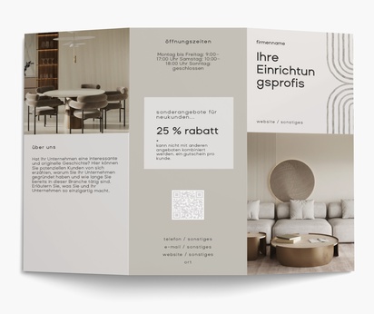Designvorschau für Designgalerie: Speisekarten Bau, Reparatur & Renovierung, Wickelfalz