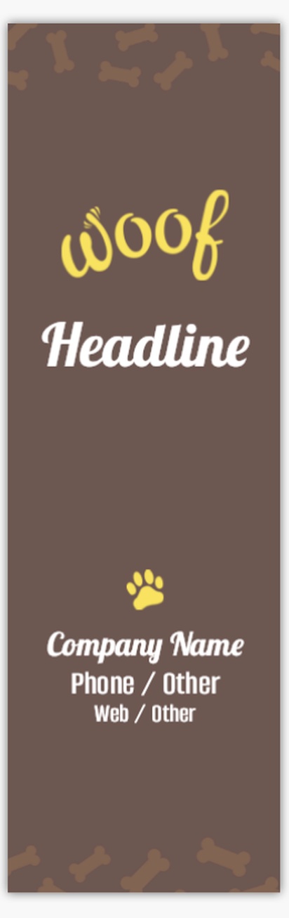 Design Preview for Design Gallery: Animals & Pet Care Vinyl Banners, 76 x 244 cm