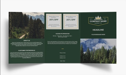 Design Preview for Templates for Agriculture & Farming Brochures , Tri-fold A4