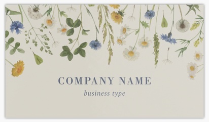 Design Preview for Landscaping & Gardening Glossy Business Cards Templates, Standard (3.5" x 2")