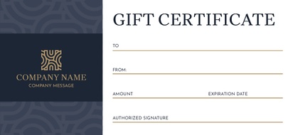 Design Preview for Templates for Business Services Gift Certificates 