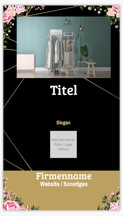 Designvorschau für Designgalerie: Roll-Up-Banner Elegant, 118 x 206 cm Economy