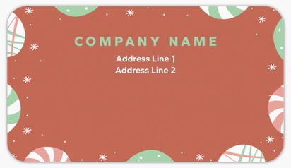 Design Preview for Design Gallery: Bakeries Mailing Labels, 8.7 x 4.9 cm