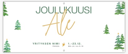 Mallin esikatselu Mallivalikoima: Joulu Reikävinyylibanderollit, 76 x 183 cm