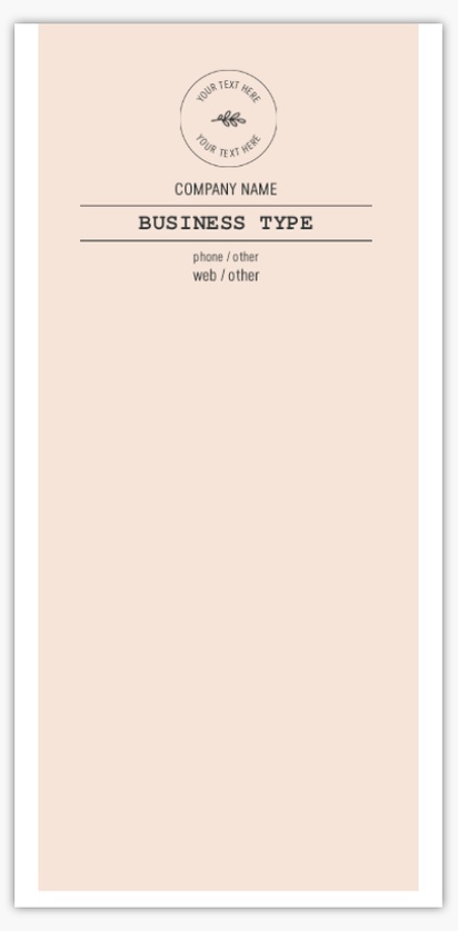 Design Preview for Retail & Sales Notepads Templates, 3.8" x 7.8"