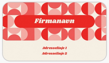 Forhåndsvisning af design for Designgalleri: Fed og farverig Postlabels, 8,7 x 4,9 cm