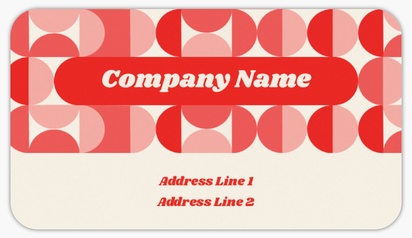 Design Preview for Design Gallery: Seasonal Mailing Labels, 8.7 x 4.9 cm