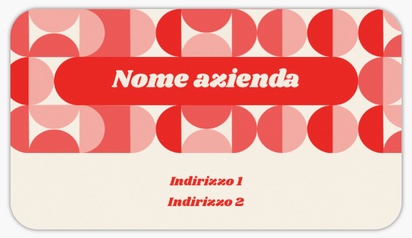 Anteprima design per Galleria di design: etichette postali per audace e colorato, 8,7 x 4,9 cm