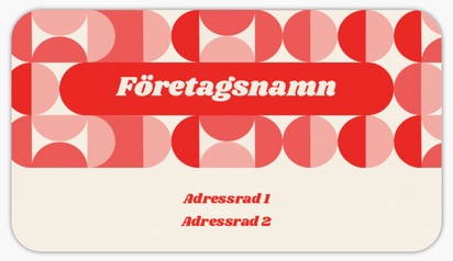 Förhandsgranskning av design för Designgalleri: Fet och färgstarkt Adresslappar, 8,7 x 4,9 cm