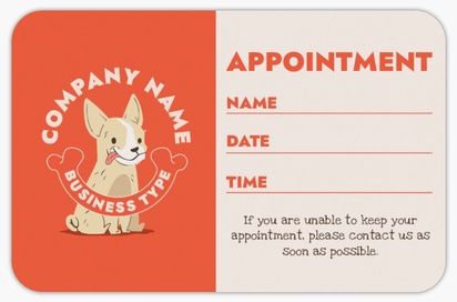 Design Preview for Design Gallery: Pet Sitting & Dog Walking Rounded Corner Business Cards, Rounded Standard (85 x 55 mm)