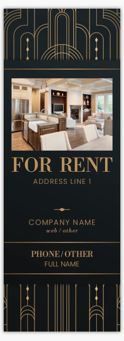 Design Preview for Design Gallery: Property & Estate Agents Roller Banners, 60 x 165 cm Economy
