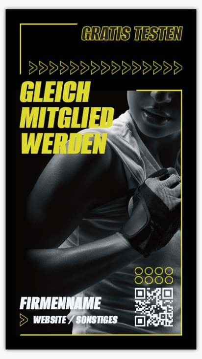 Designvorschau für Designgalerie: Vinyl-Werbebanner Sport, 52 x 91 cm