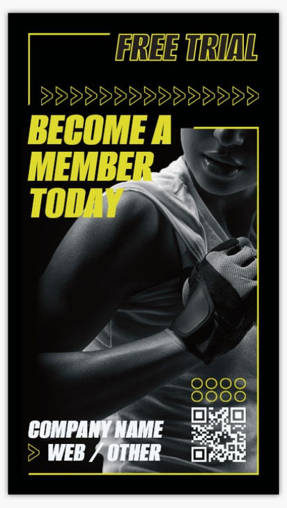 Design Preview for Design Gallery: Personal Training Vinyl Banners, 52 x 91 cm
