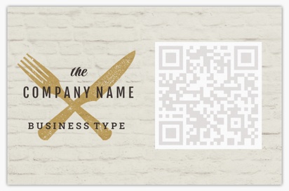 Design Preview for Design Gallery: Butcher Shops Ultra-Thick Business Cards, Standard (85 x 55 mm)