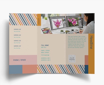 Design Preview for Design Gallery: Graphic Design Folded Leaflets, Tri-fold DL (99 x 210 mm)