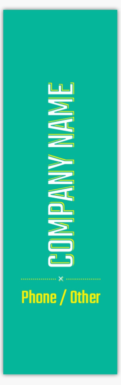 Design Preview for Design Gallery: Vinyl Banners, 76 x 244 cm