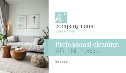 A cleaning company cleaner gray white design for Modern & Simple