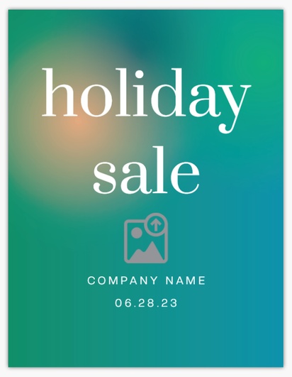 A gradient holiday party green design for Business with 1 uploads
