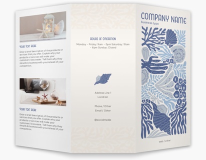 Design Preview for Design Gallery: Furniture & Home Goods Custom Brochures, 8.5" x 11" Tri-fold