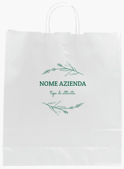 Anteprima design per Galleria di design: sacchetti di carta stampa monocolore per fiorista, L (36 x 12 x 41 cm)