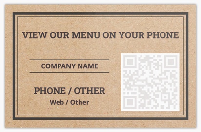 Design Preview for Design Gallery: Coffee Shops Ultra-Thick Business Cards, Standard (85 x 55 mm)