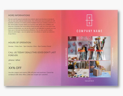 Design Preview for Design Gallery: Illustration Custom Brochures, 11" x 17" Bi-fold