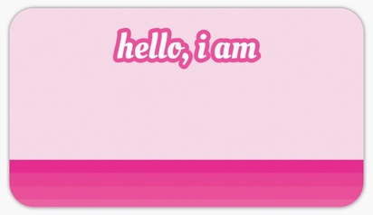 Design Preview for Design Gallery: Retail Name Tags