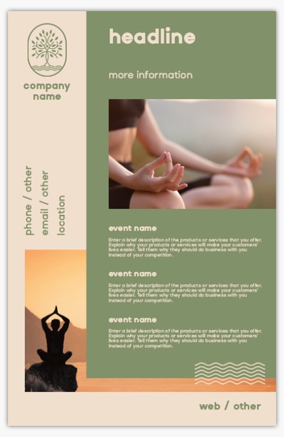 Design Preview for Design Gallery: Yoga & Pilates Posters, 11" x 17"
