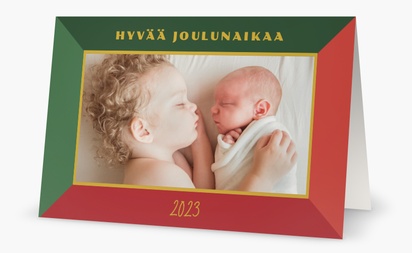 Mallin esikatselu Mallivalikoima: Perinteinen & Classic Joulukortit, 18.2 x 11.7 cm  Taitettu