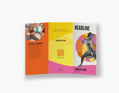 Design Preview for Design Gallery: Bold & Colourful Folded Leaflets, Tri-fold DL (99 x 210 mm)